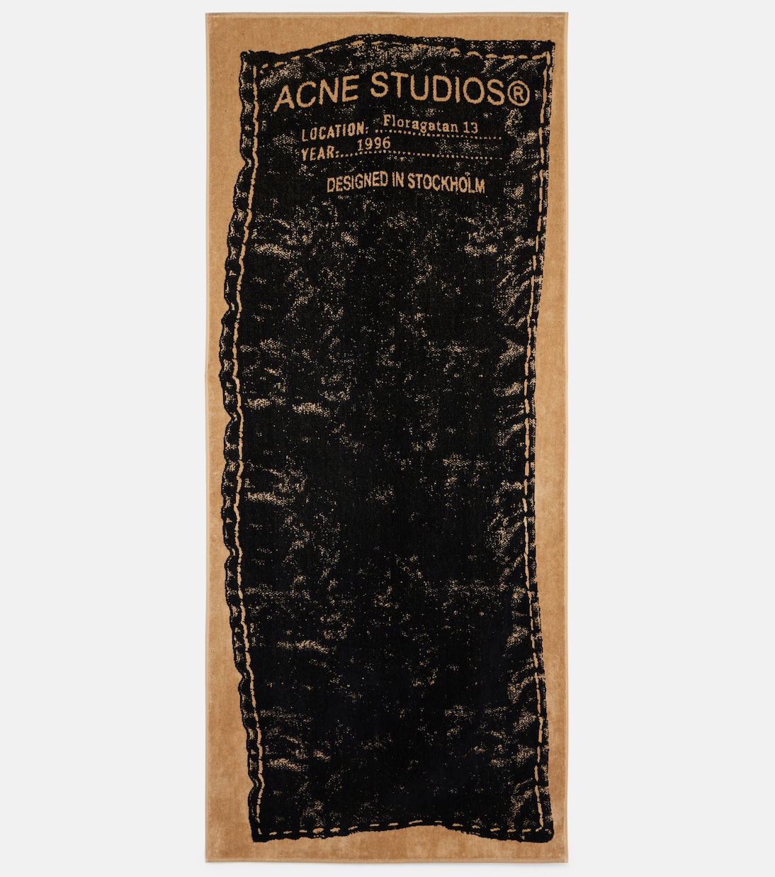 Telo mare con logo jacquard | Acne Studios
