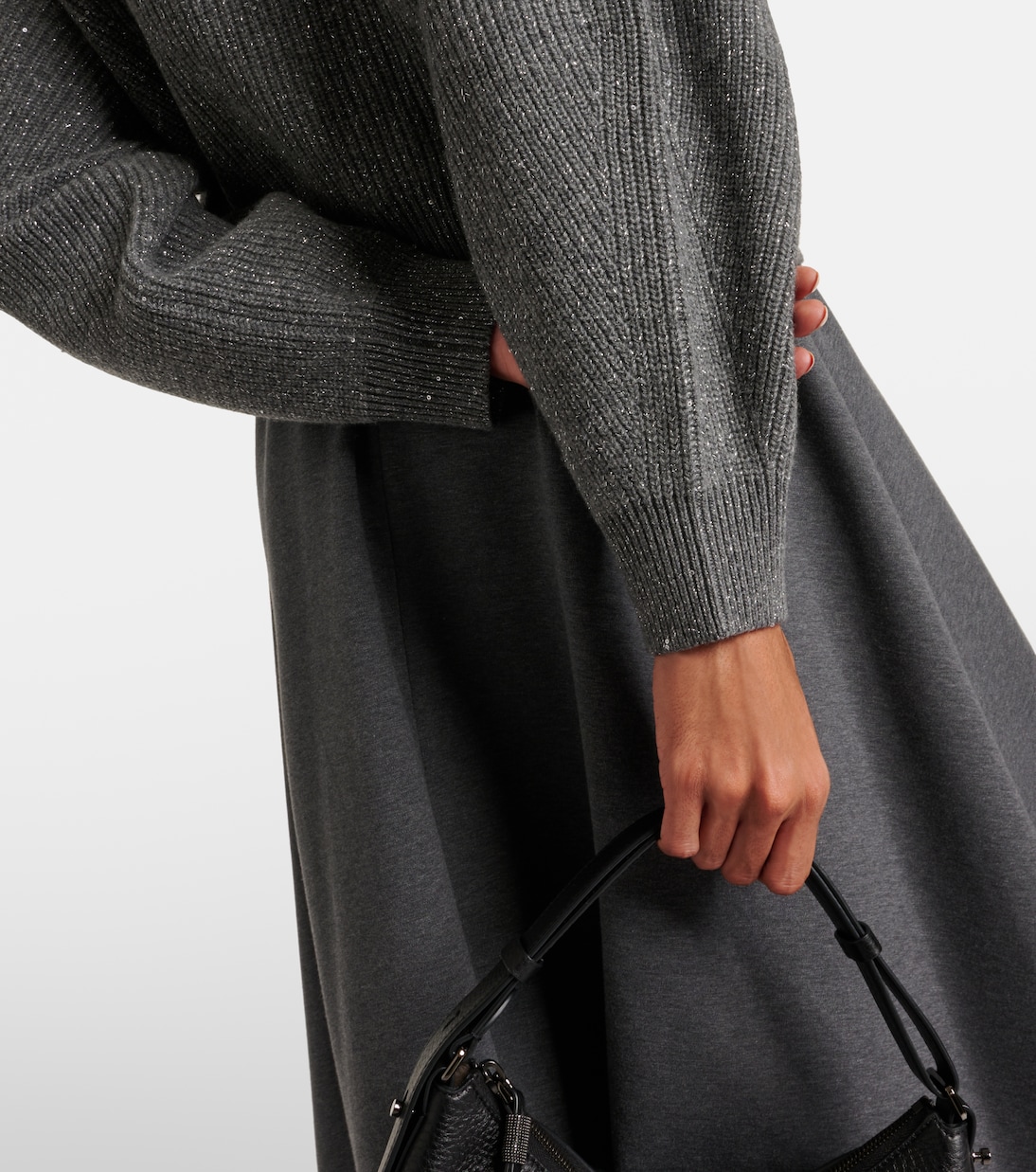 Sequined wool and cashmere sweater | Brunello Cucinelli