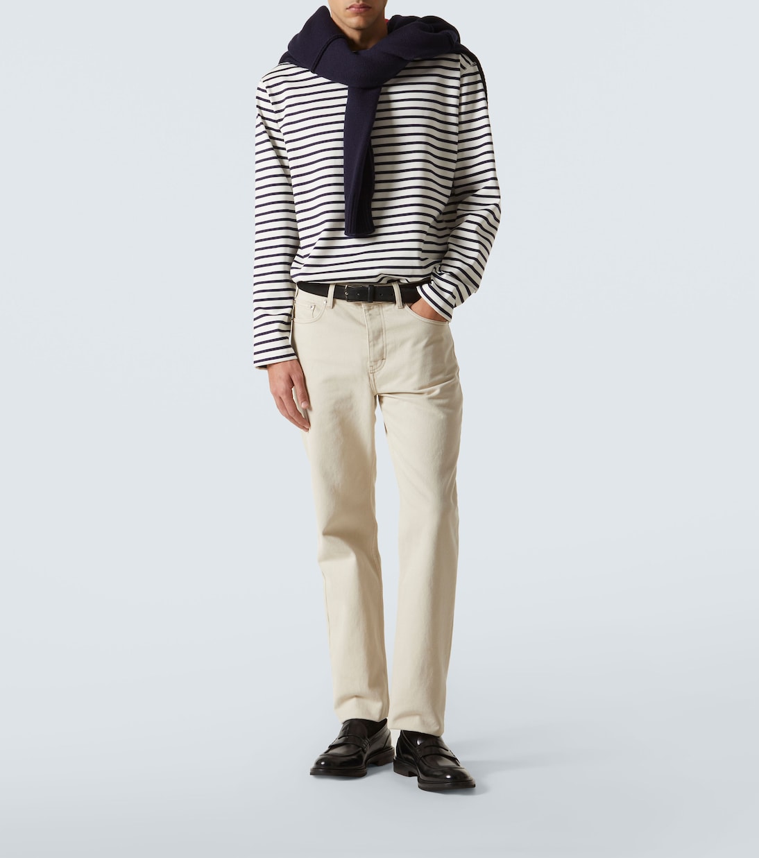 Jeans regular in twill | Ami Paris