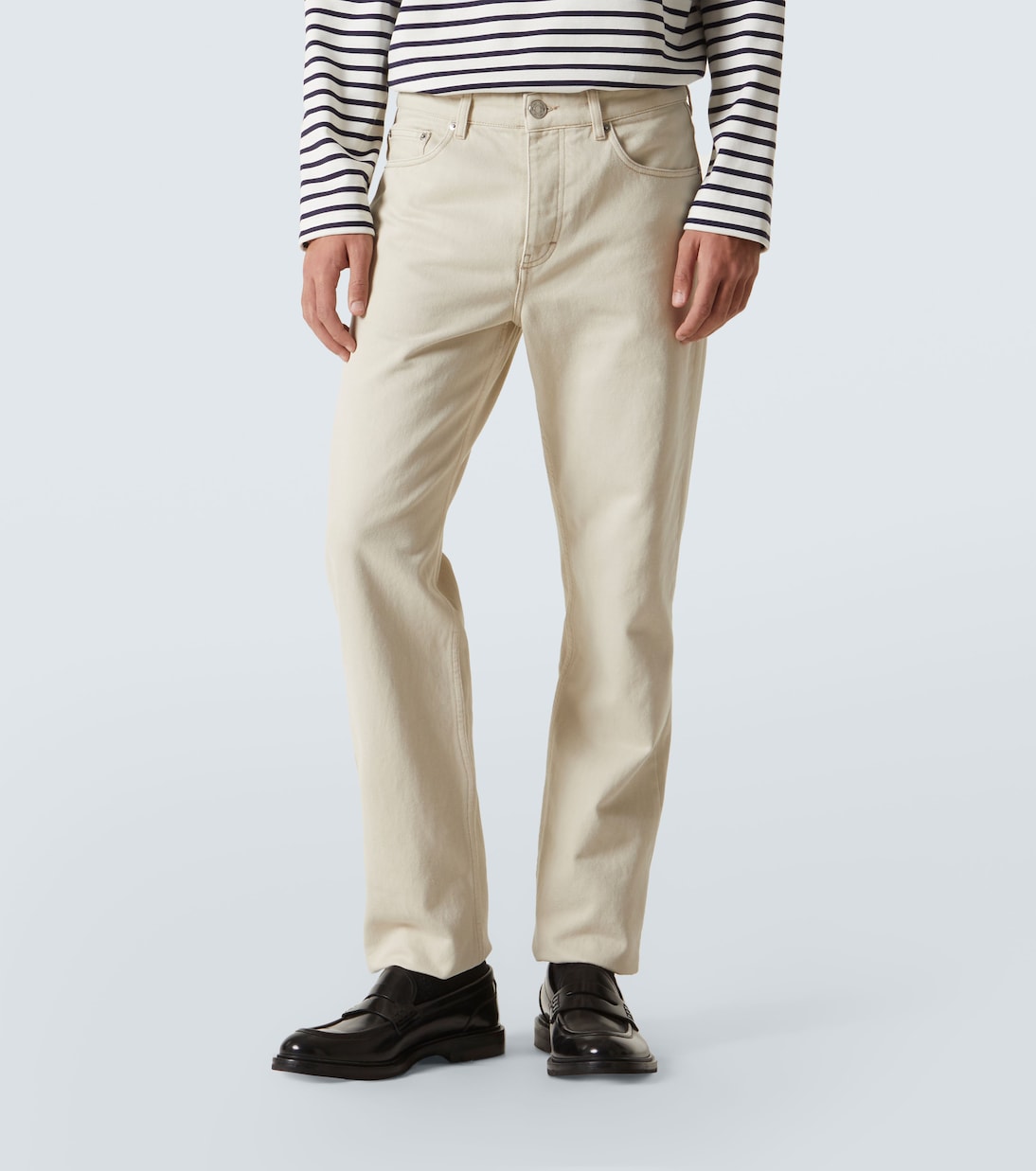 Jeans regular in twill | Ami Paris