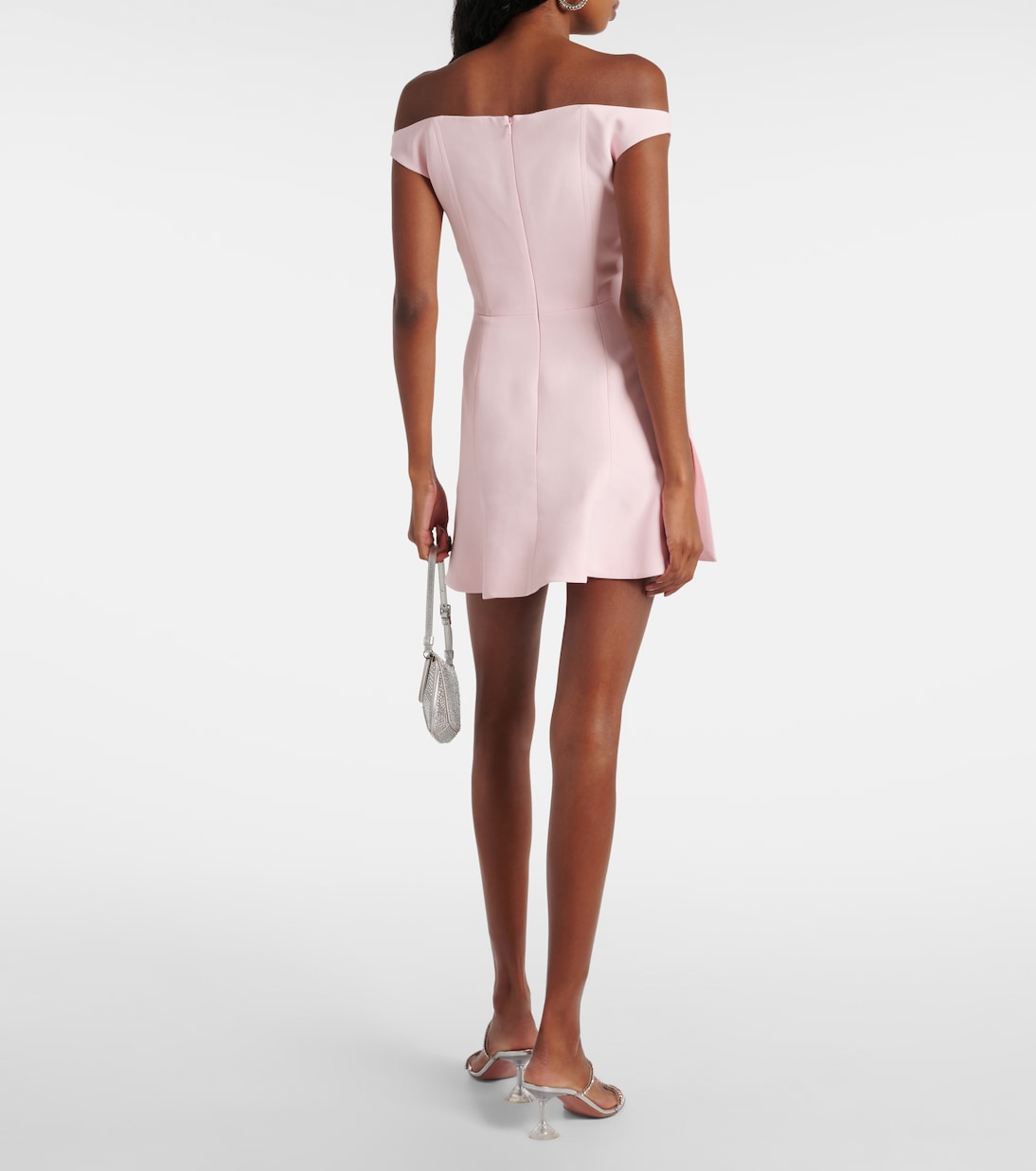 Vestido corto con hombros descubiertos | David Koma