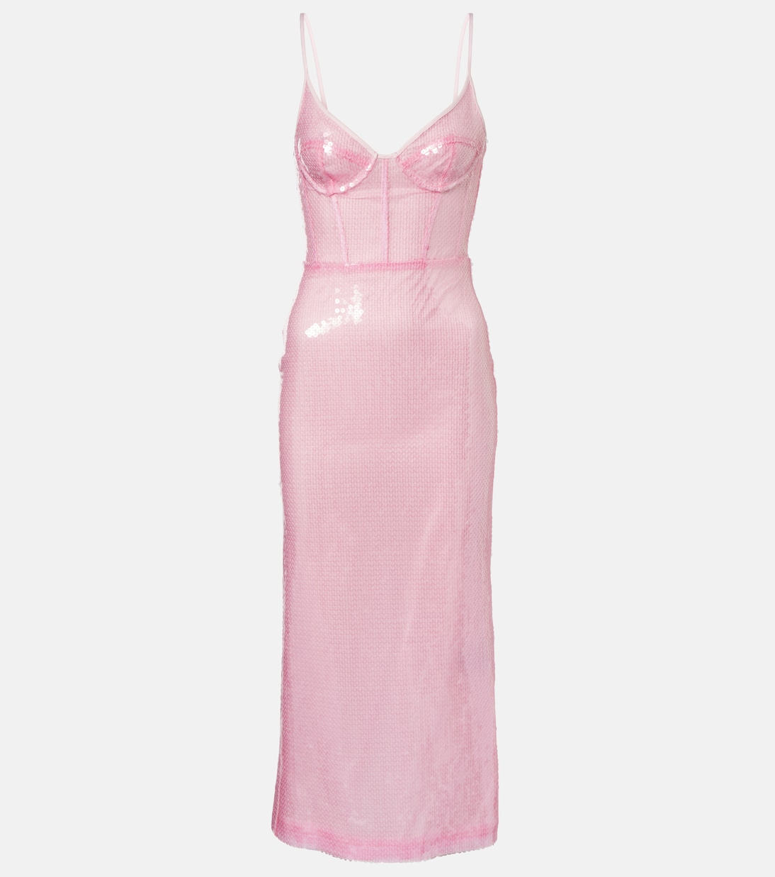 Midikleid mit Pailletten | David Koma