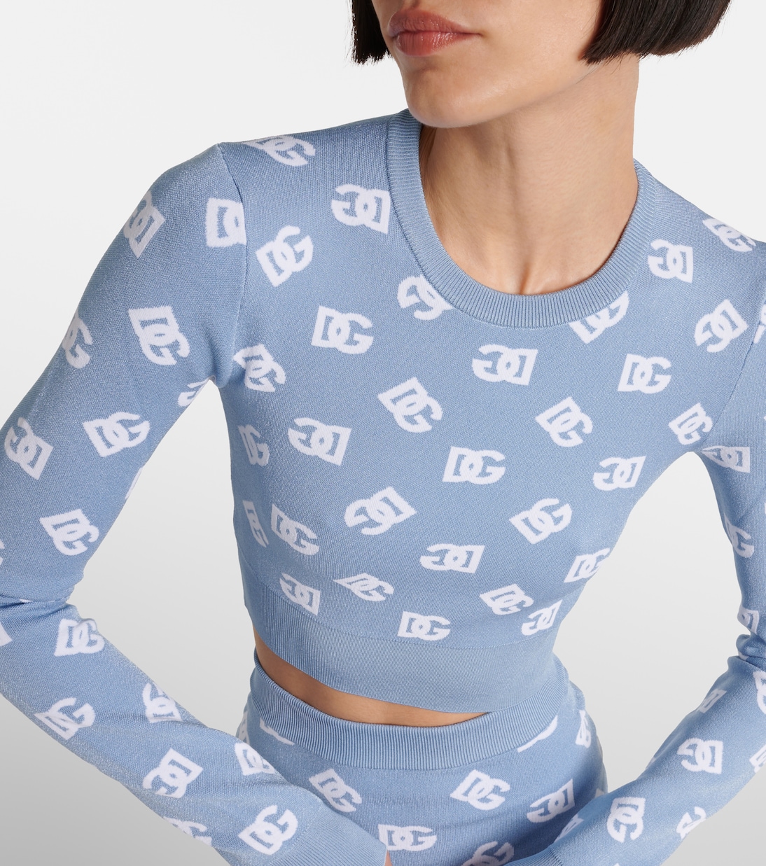 Jersey cropped con logo | Dolce&Gabbana