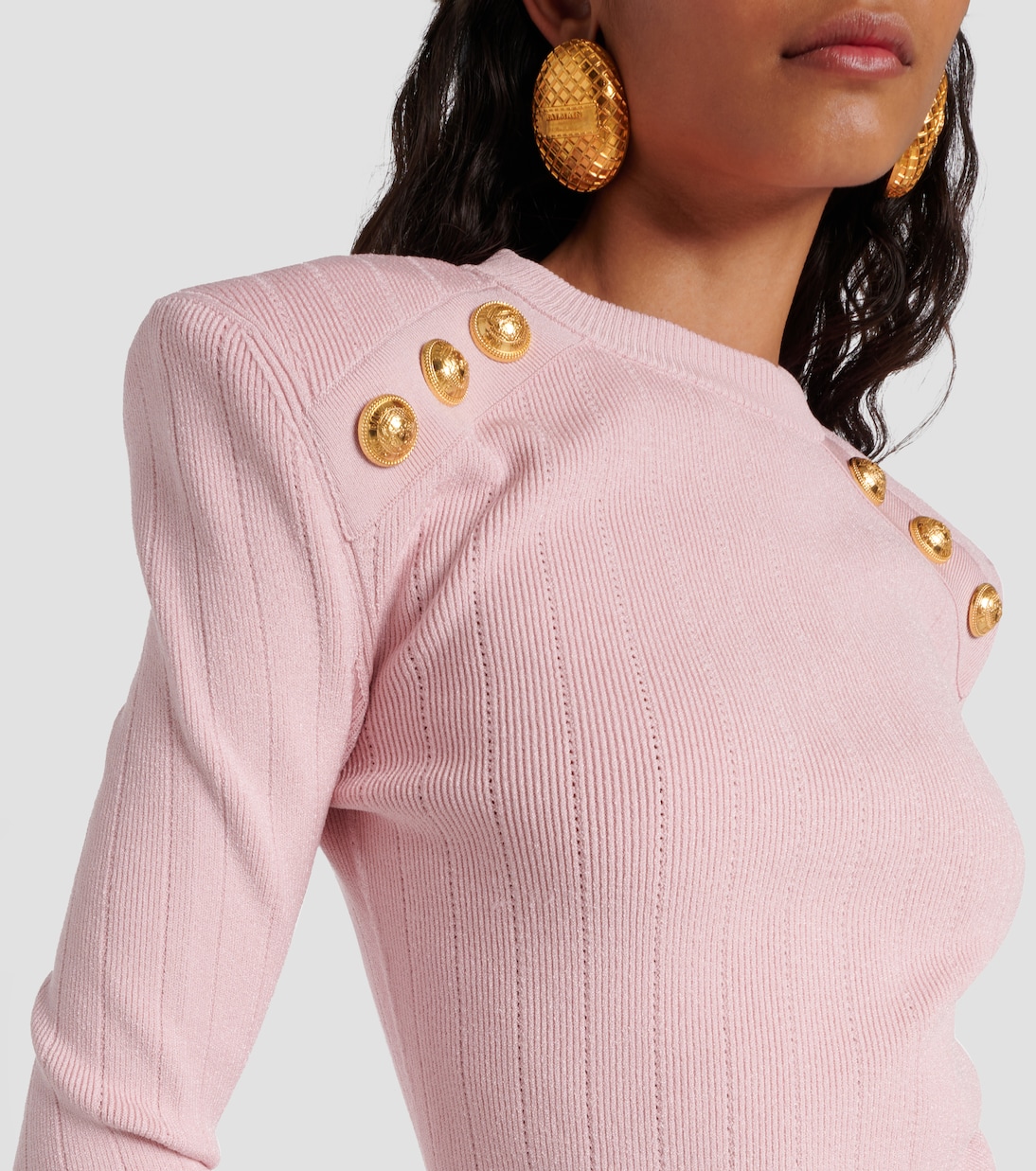 Embellished knit sweater | Balmain