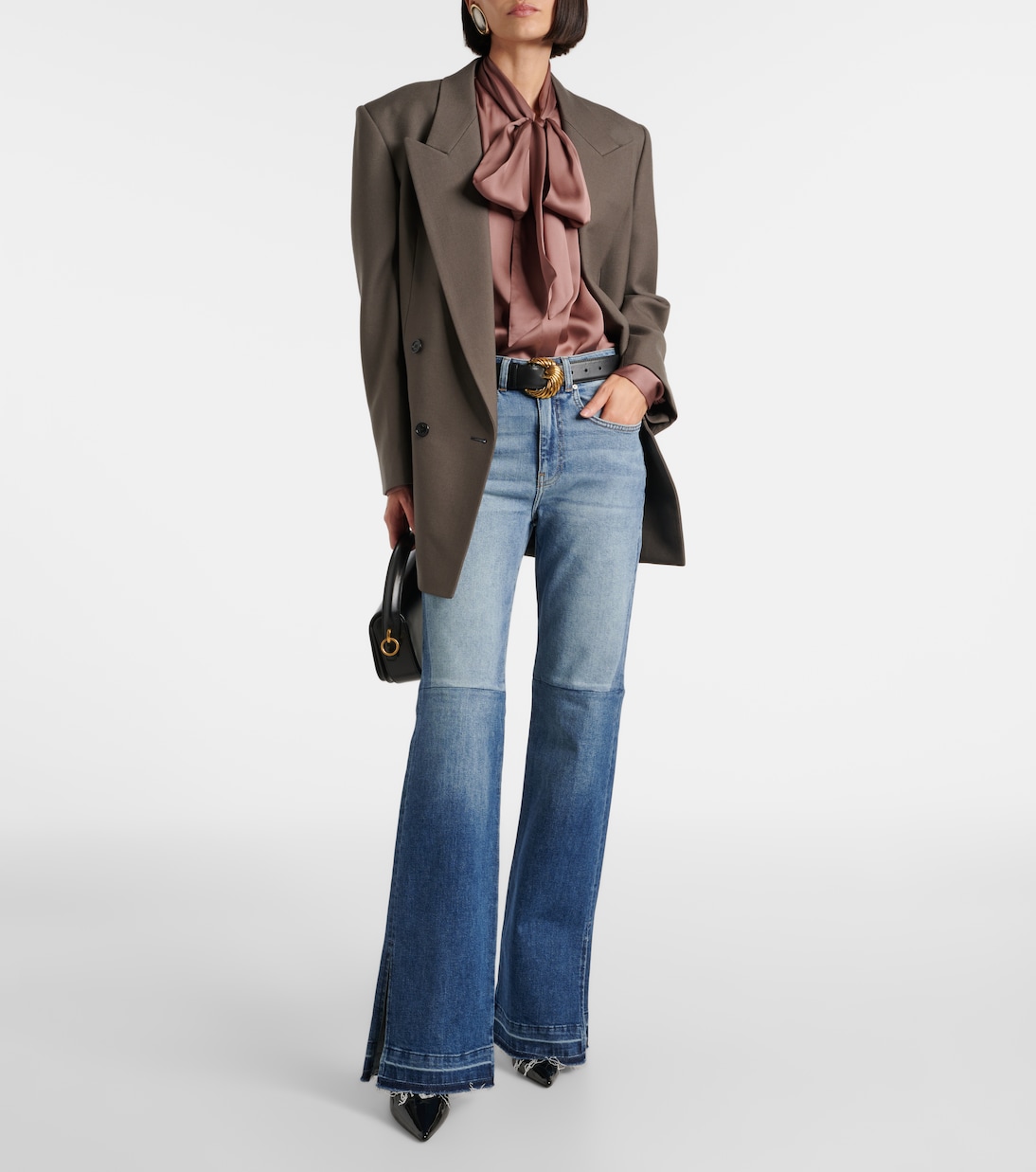 Jeans flared La Croisette a vita alta | AG Jeans