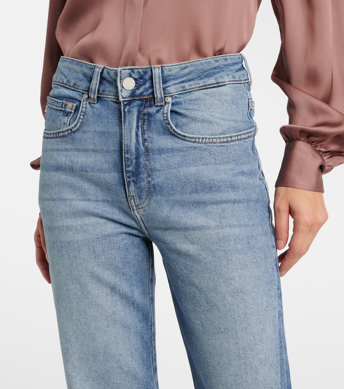 Jeans flared La Croisette a vita alta | AG Jeans