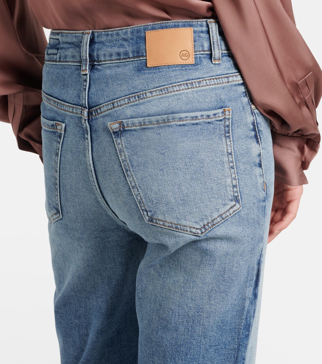 Jeans flared La Croisette a vita alta | AG Jeans