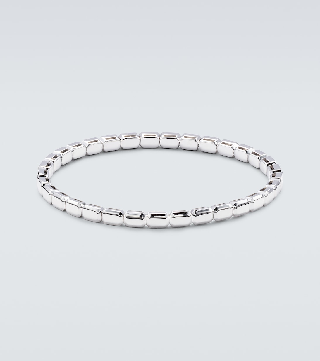 18kt white gold bracelet with sapphires and diamonds | Shay Jewelry