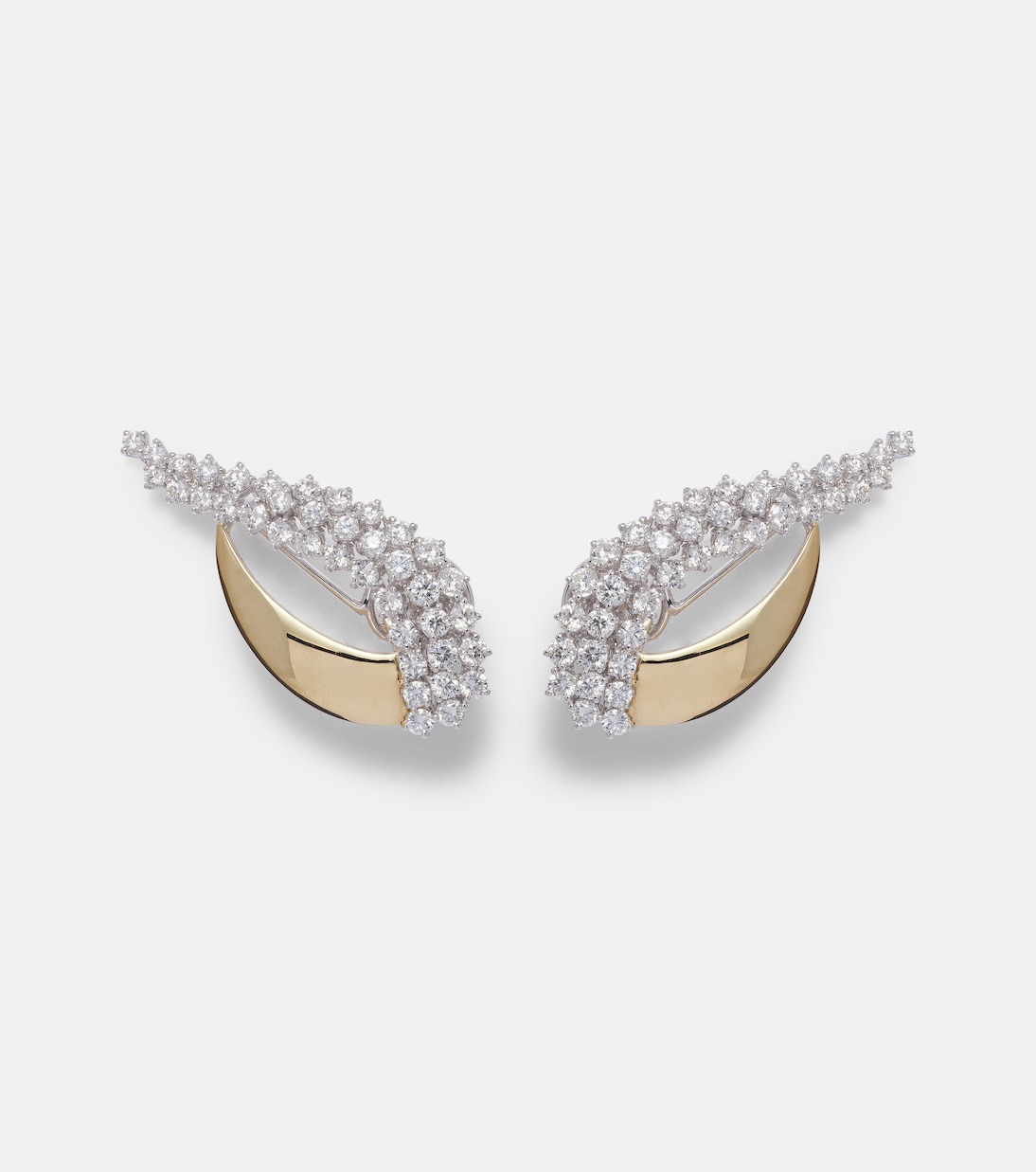 Orecchini in oro 18kt YEPREM Golden Strada con diamanti per uno stile giovane e raffinato