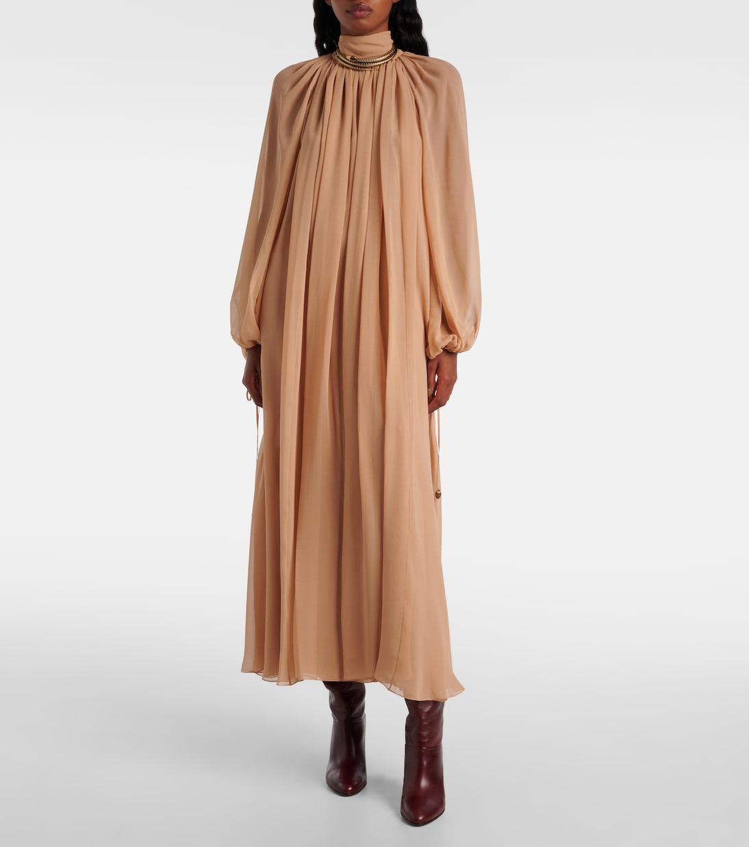 Robe longue en soie | Chloé