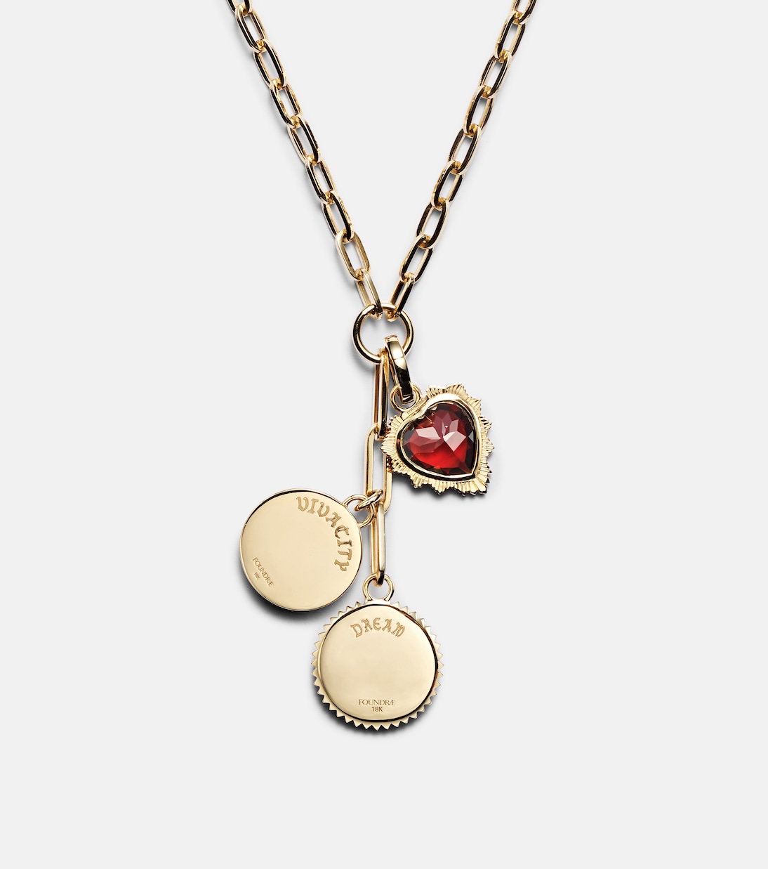 Collana FOUNDRAE in oro 18kt con diamanti: Amore, Sogno e Vivacità per Giovani Stilisti