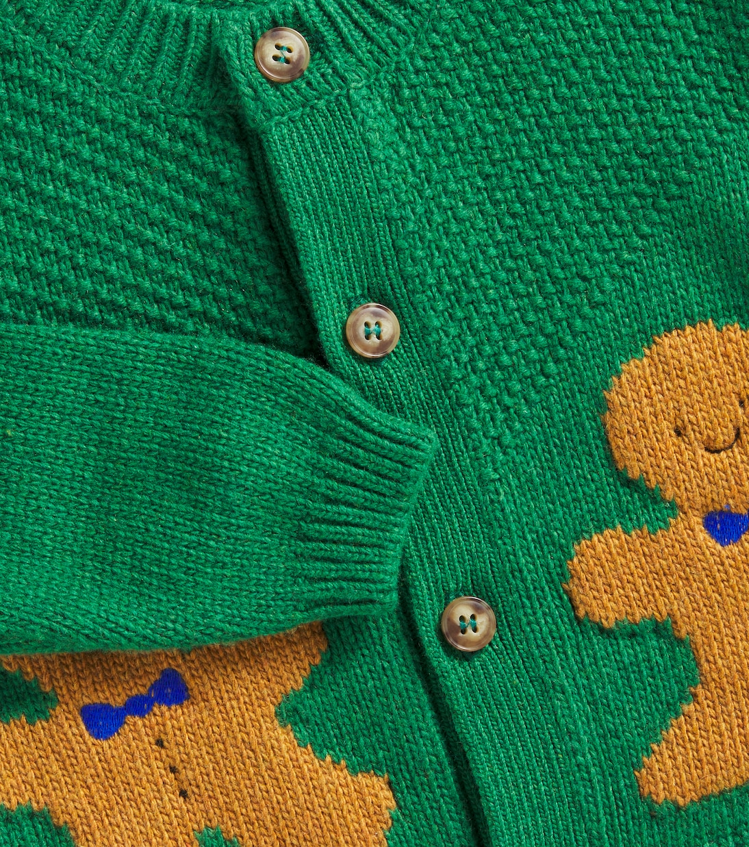 Cardigan Gingerbread con intarsi | Bobo Choses