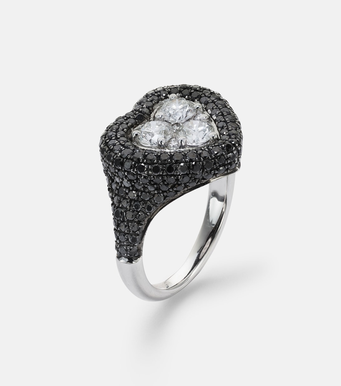 Bague Manaal en or blanc 18 ct et diamants | Kamyen