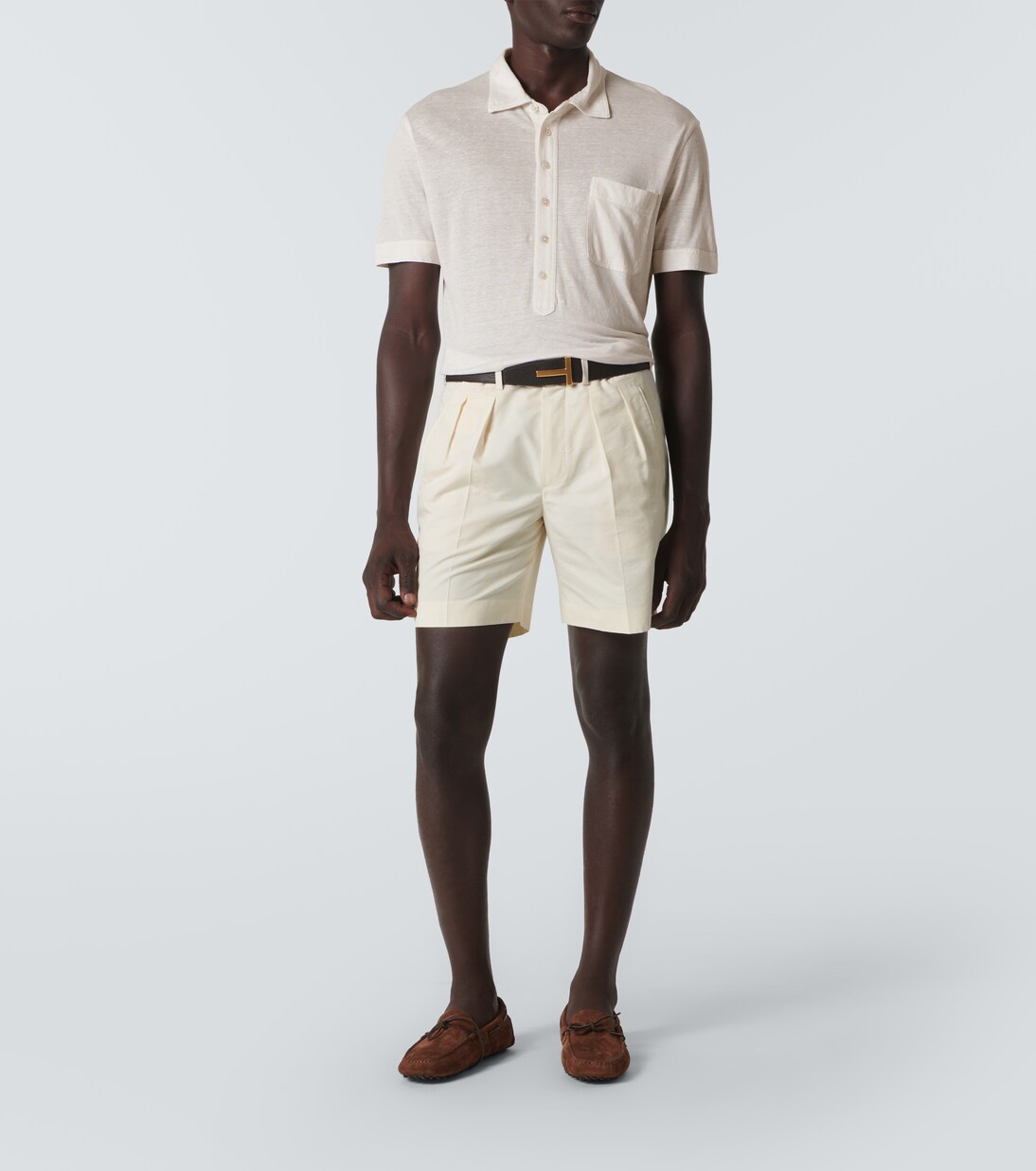 Shorts in popeline di cotone e seta | Tom Ford