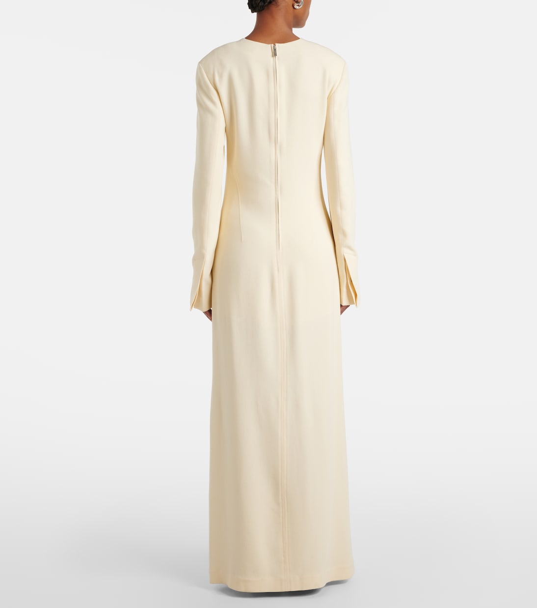 Robe longue Pocket en crêpe | Toteme