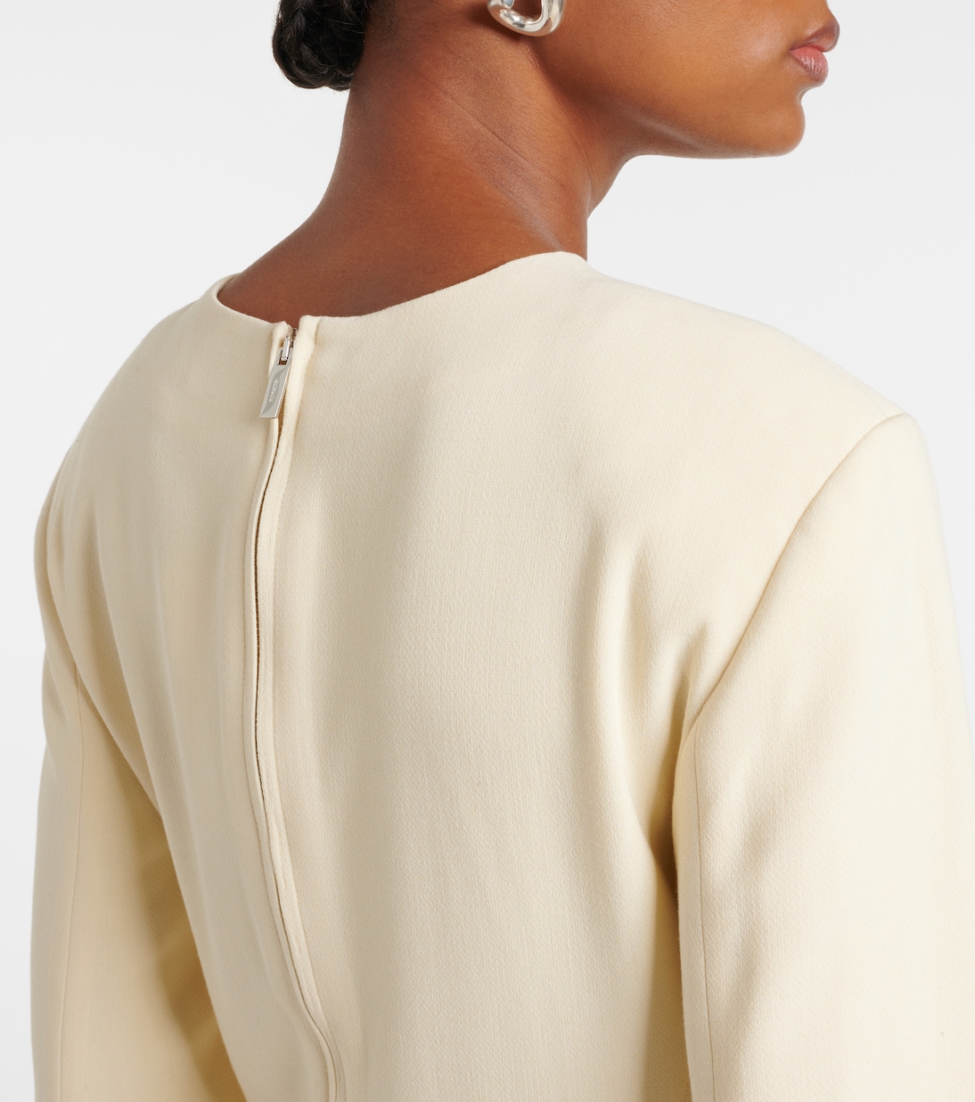 Robe longue Pocket en crêpe | Toteme