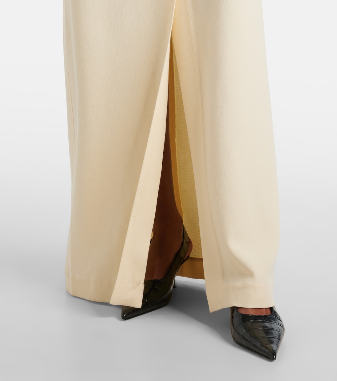 Robe longue Pocket en crêpe | Toteme