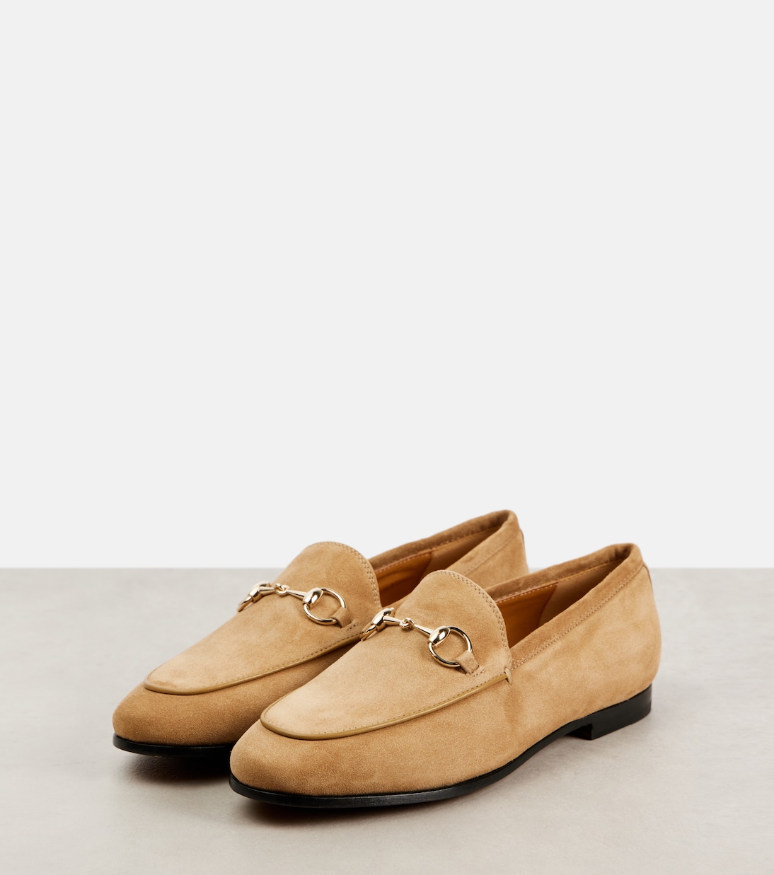 Mocassins Gucci Jordaan en daim | Gucci
