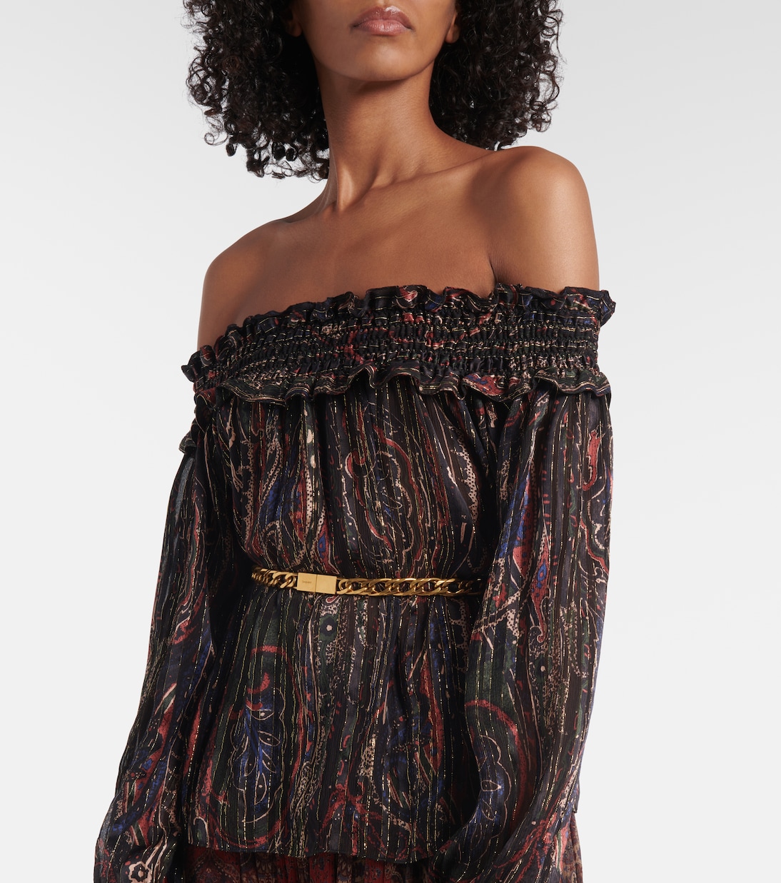 Cintura con Catena Elegante Saint Laurent per Giovani Stilisti