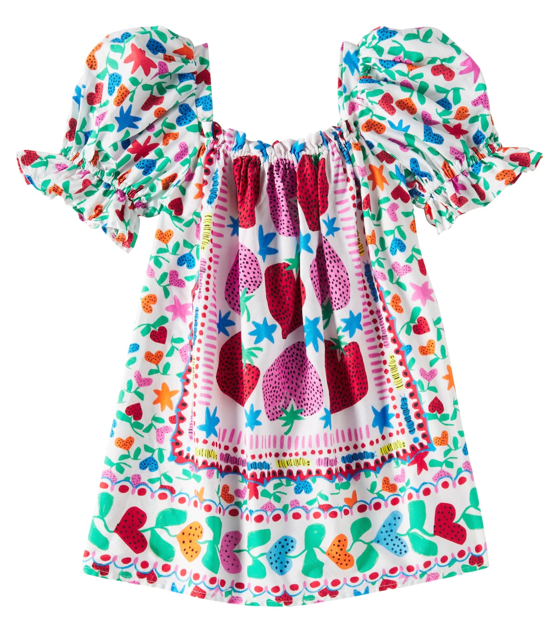 Bedrucktes Kleid aus Baumwolle | Fábula