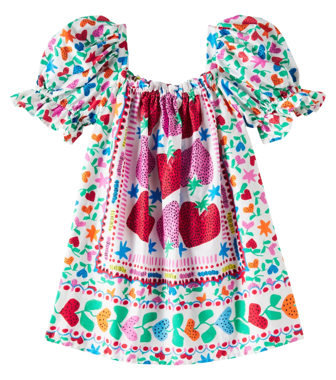 Bedrucktes Kleid aus Baumwolle | Fábula