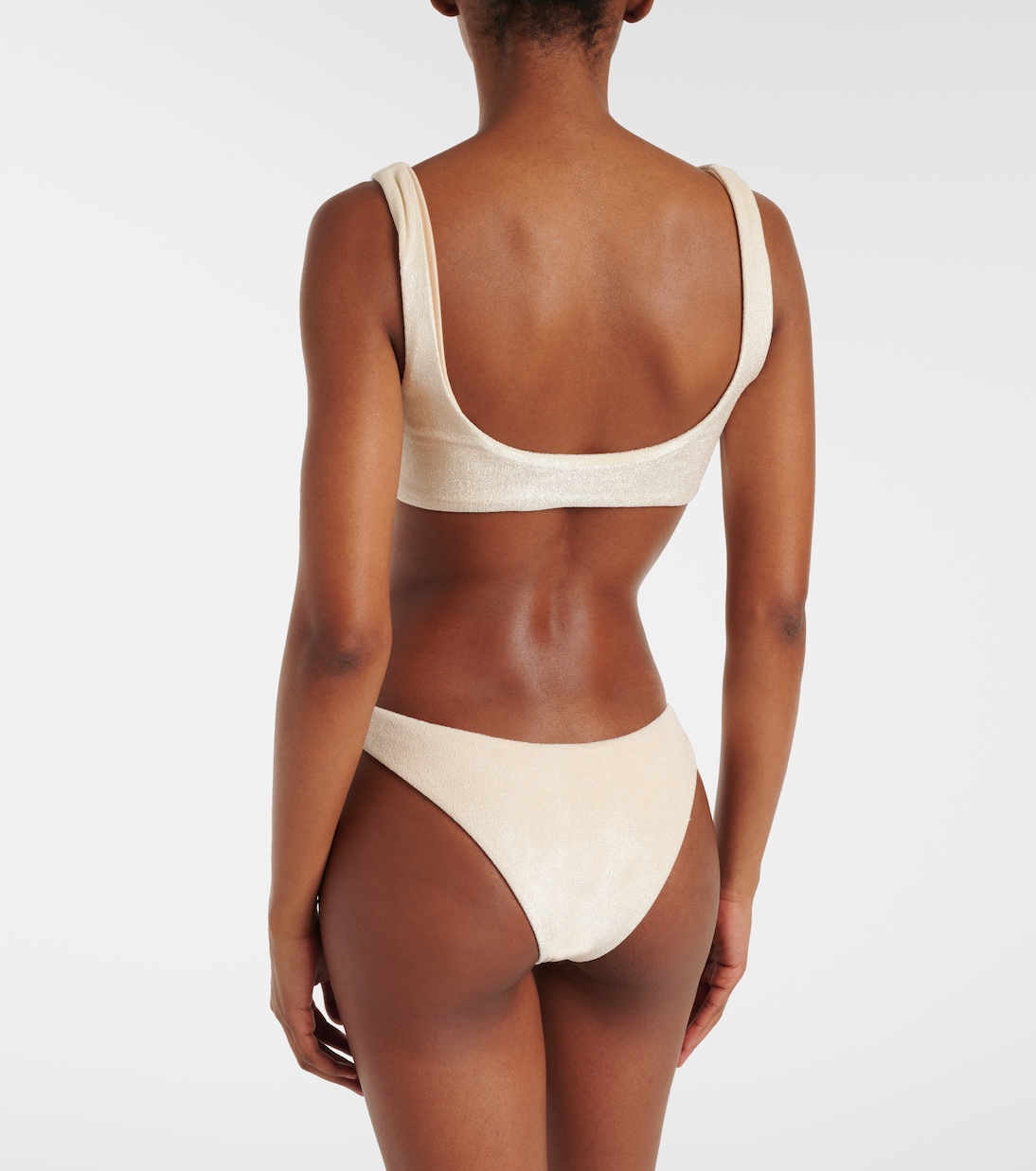 Top bikini Rounded Edges in spugna | Jade Swim