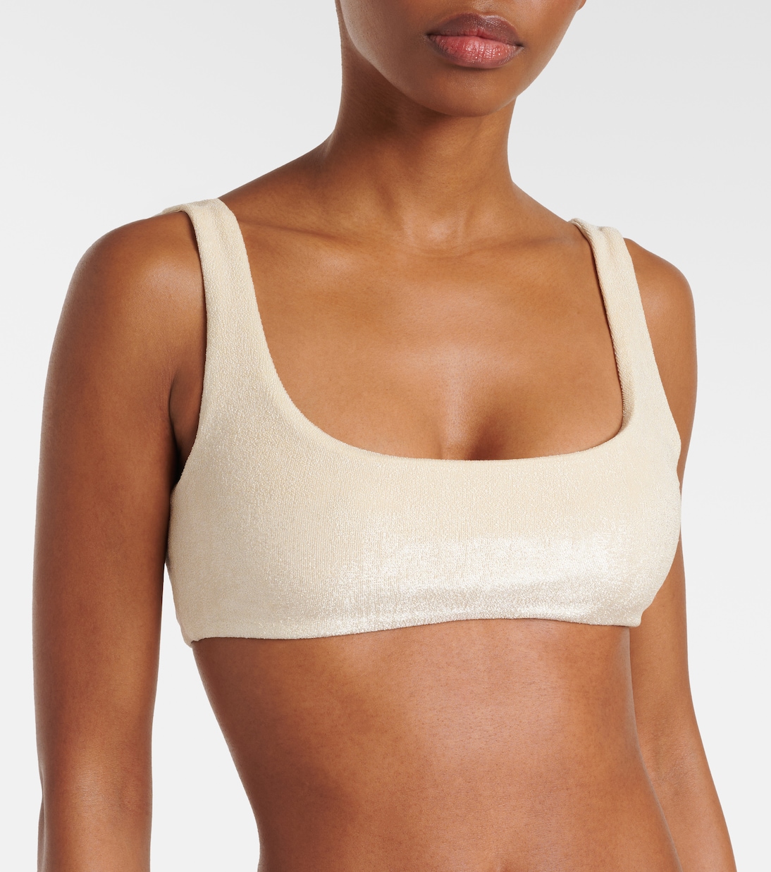 Top bikini Rounded Edges in spugna | Jade Swim