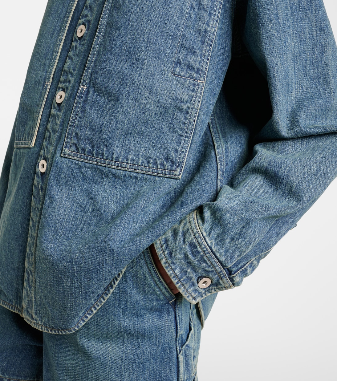 Hemdjacke aus Denim | Jil Sander