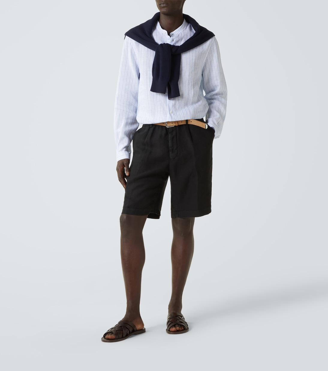 Linen Bermuda shorts | Brunello Cucinelli
