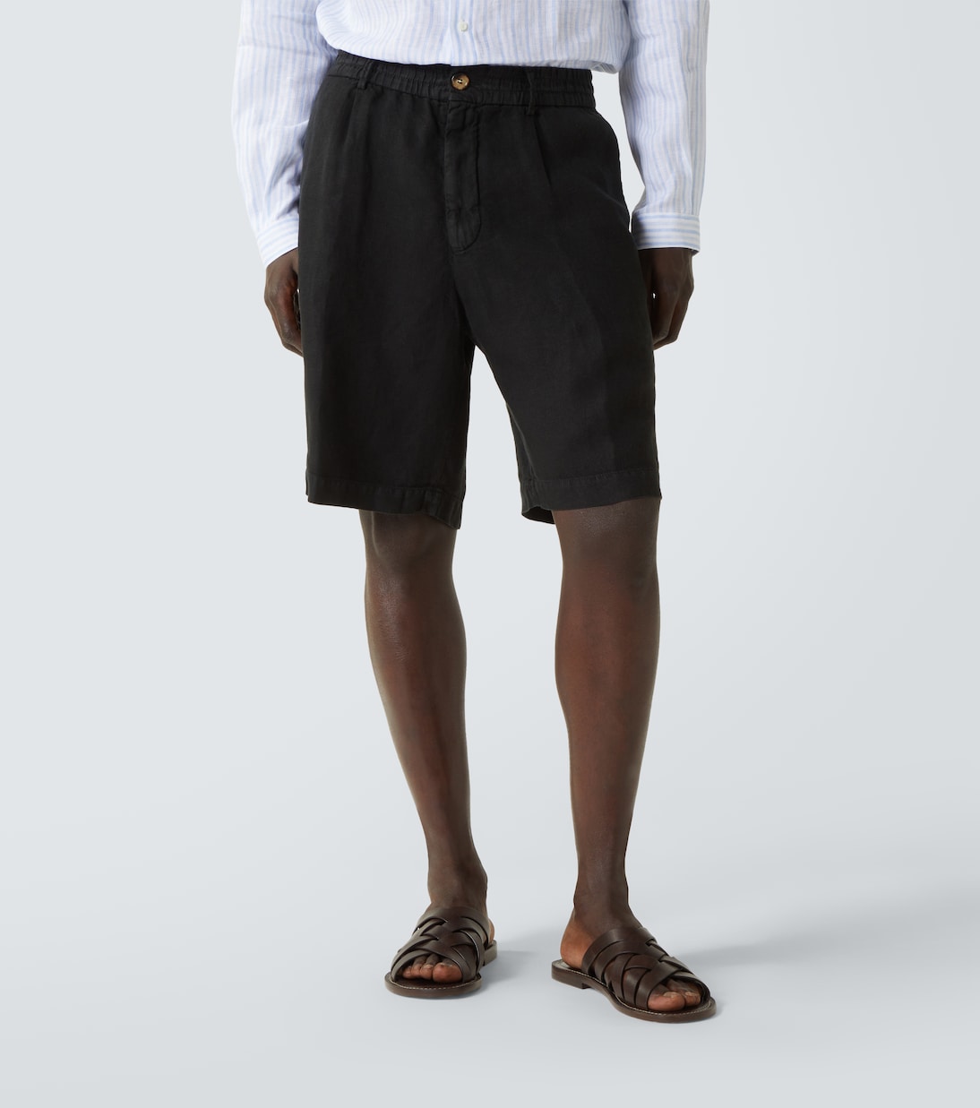 Linen Bermuda shorts | Brunello Cucinelli