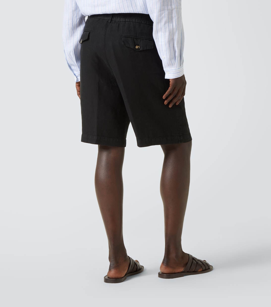 Linen Bermuda shorts | Brunello Cucinelli