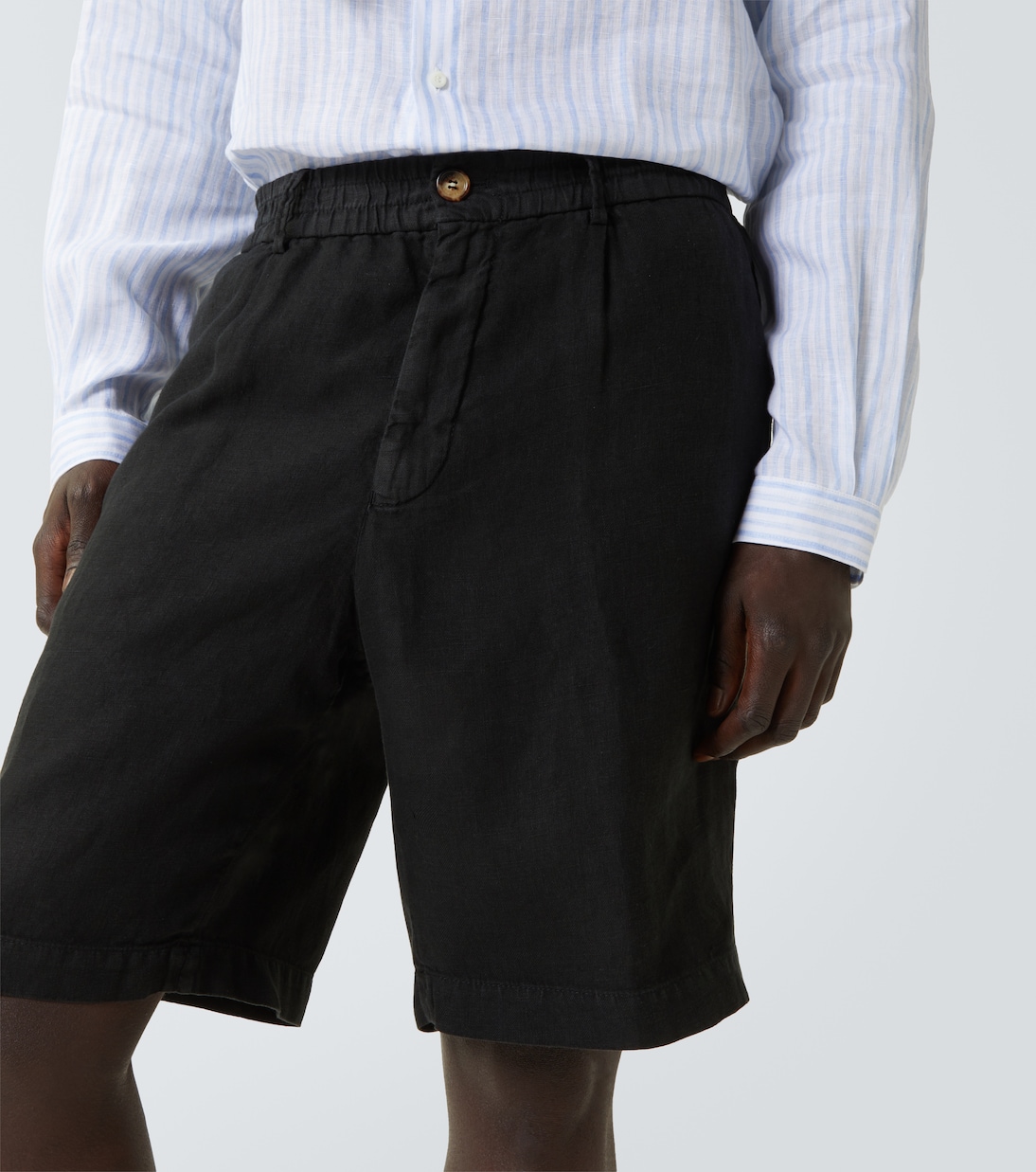 Linen Bermuda shorts | Brunello Cucinelli