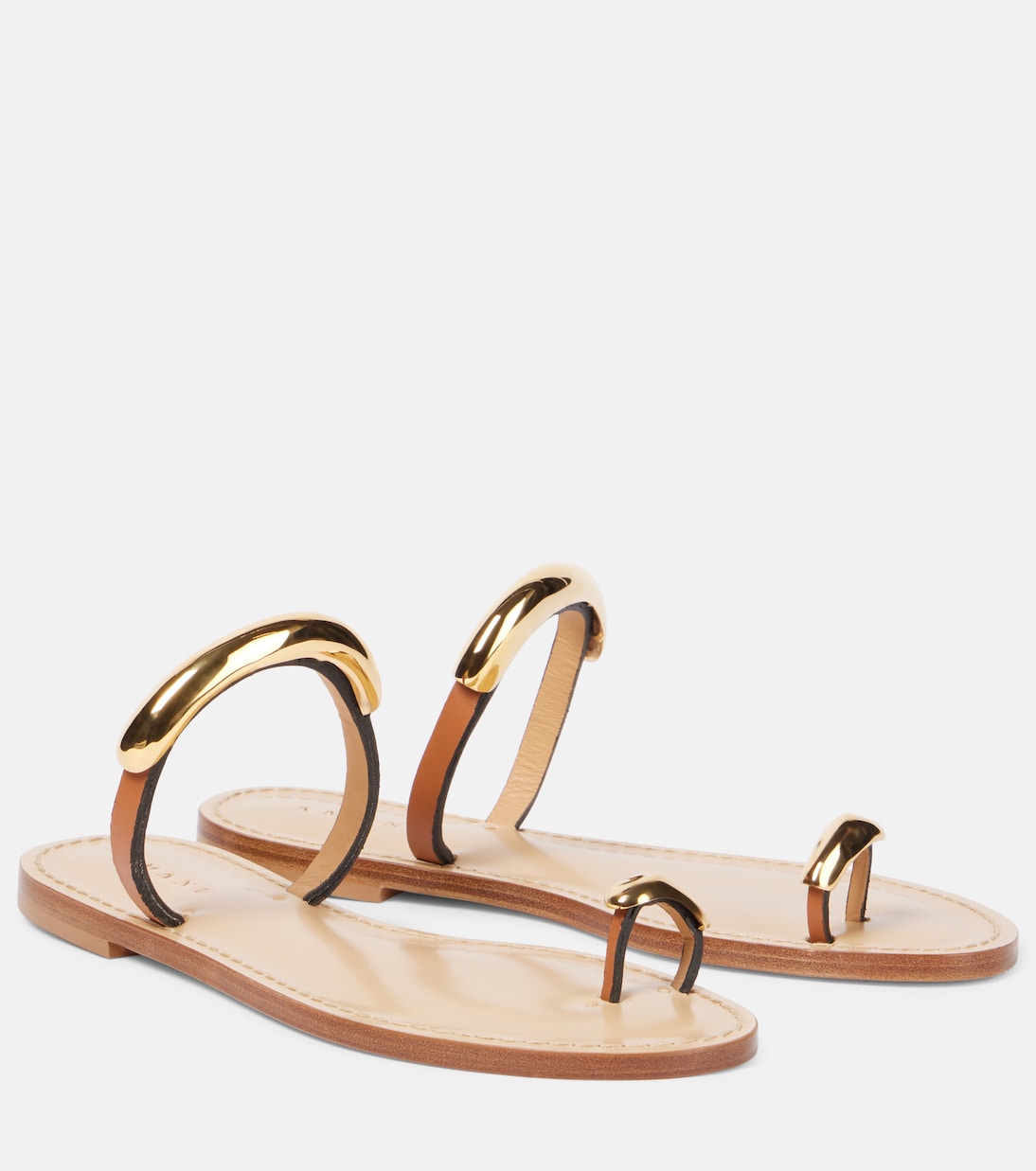 Verzierte Sandalen Samburu aus Leder | Amanu
