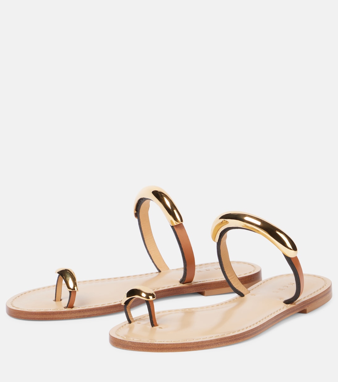 Verzierte Sandalen Samburu aus Leder | Amanu