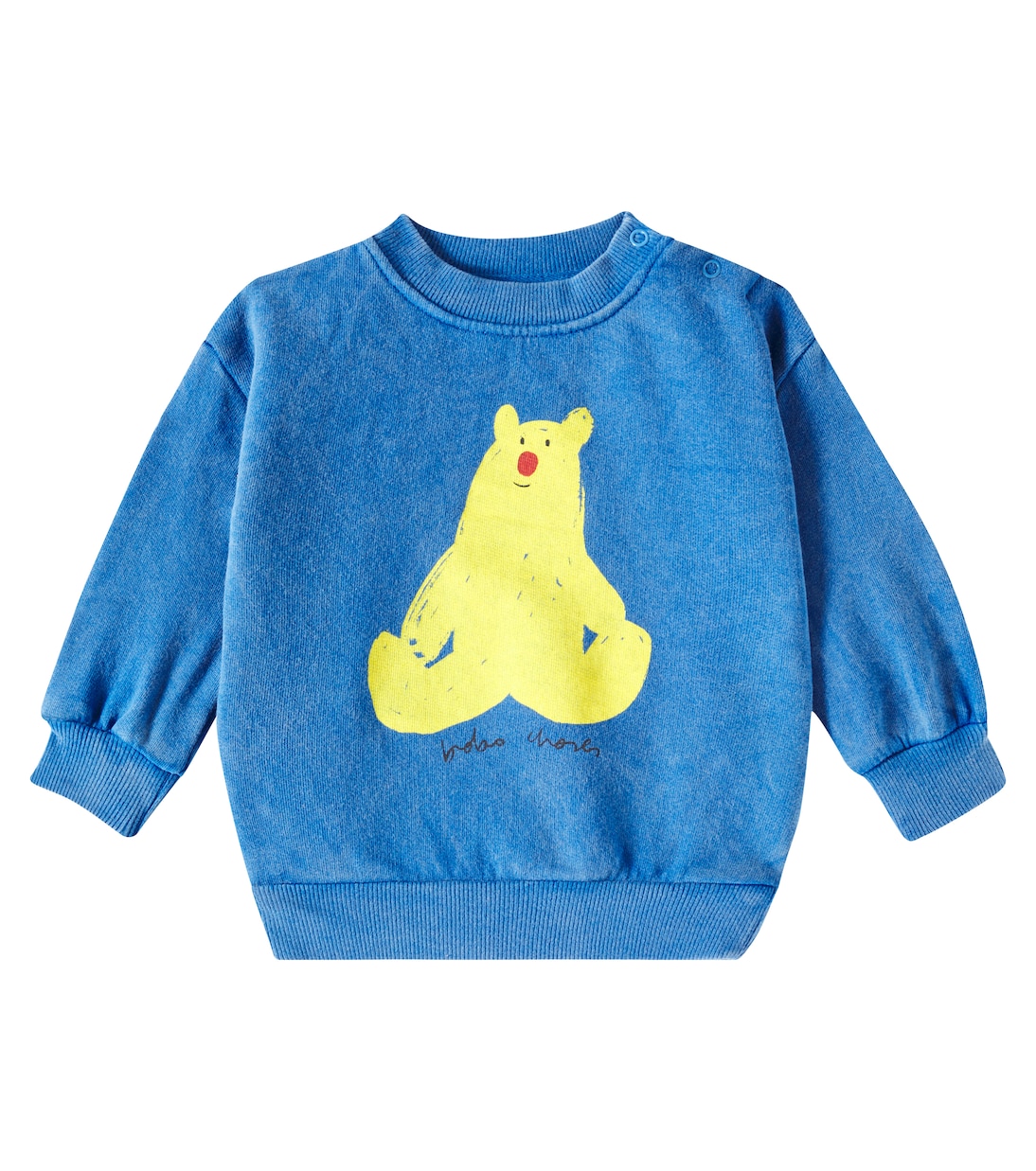 Baby Hug Me Bear cotton jersey sweatshirt | Bobo Choses