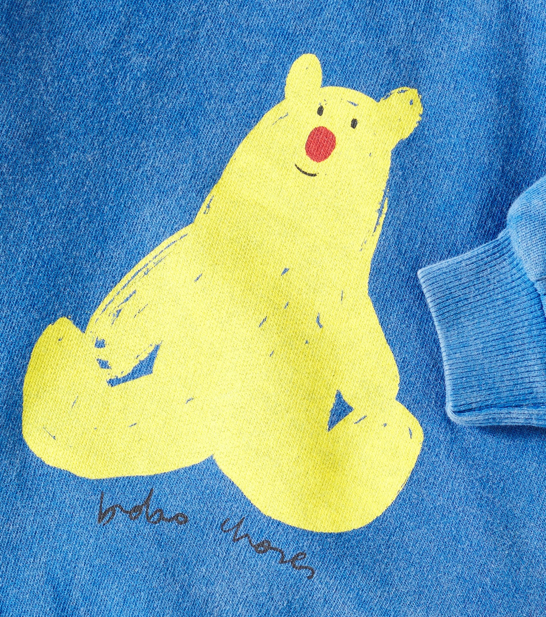 Baby Hug Me Bear cotton jersey sweatshirt | Bobo Choses