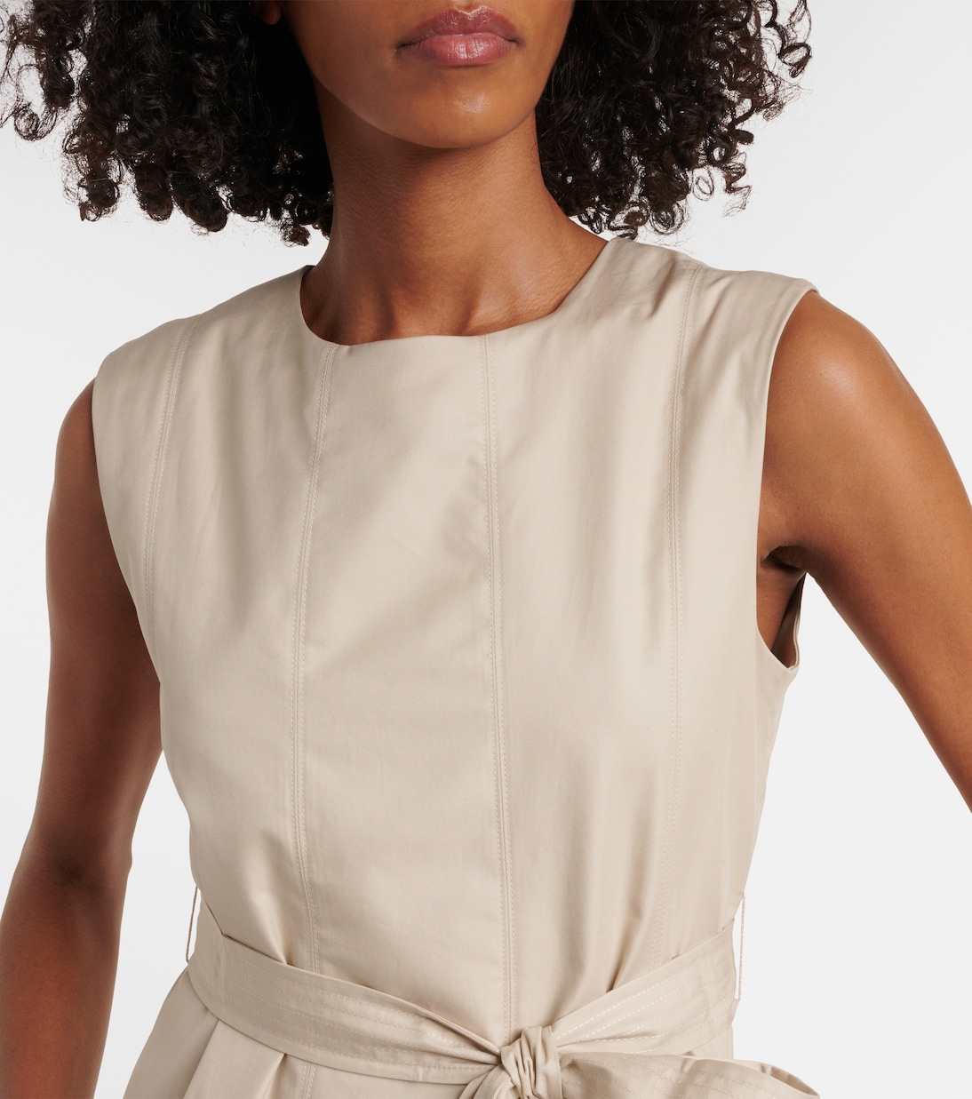 Abito midi Amina in cotone a pieghe | 'S Max Mara