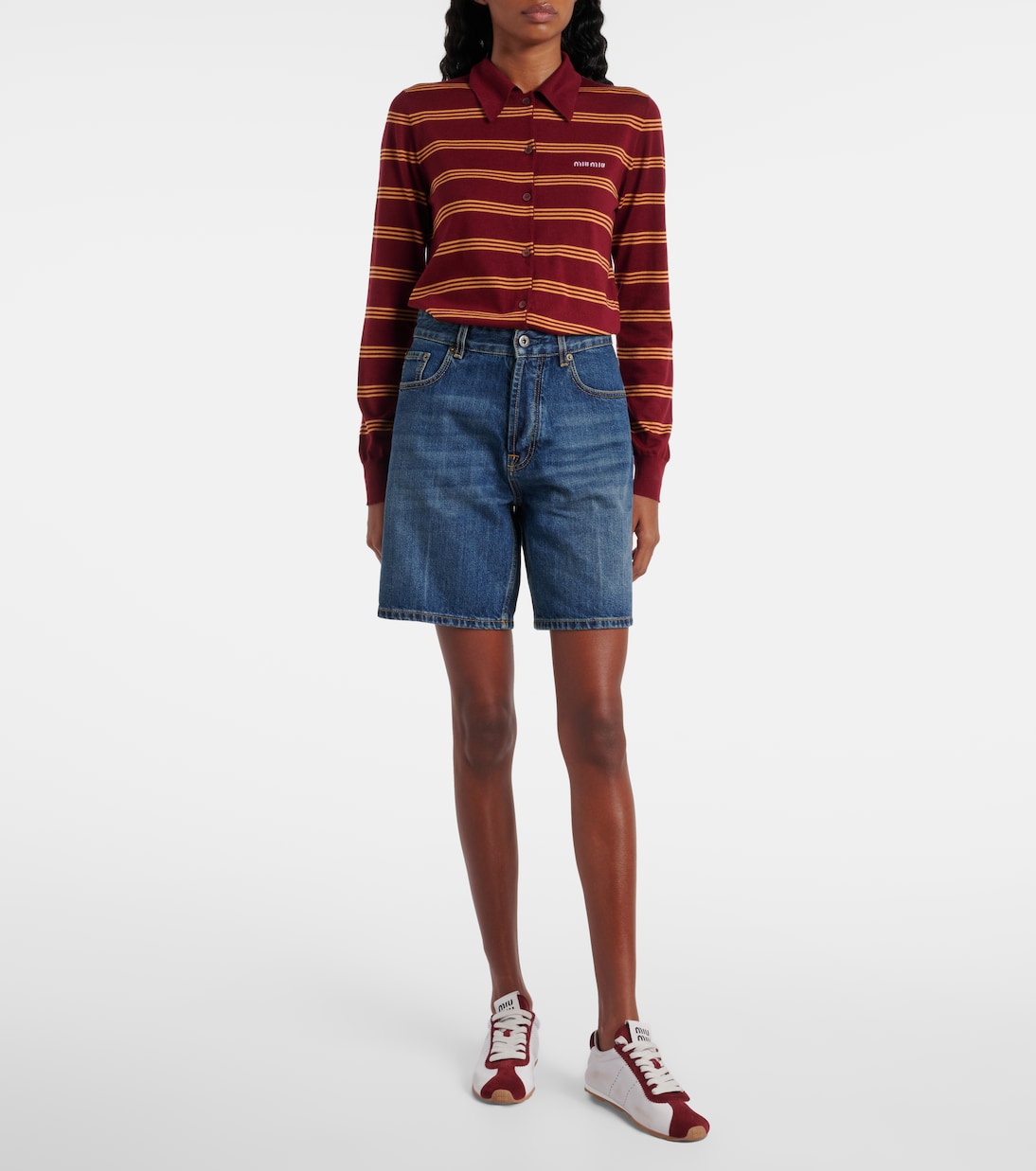 Jeansshorts | Miu Miu