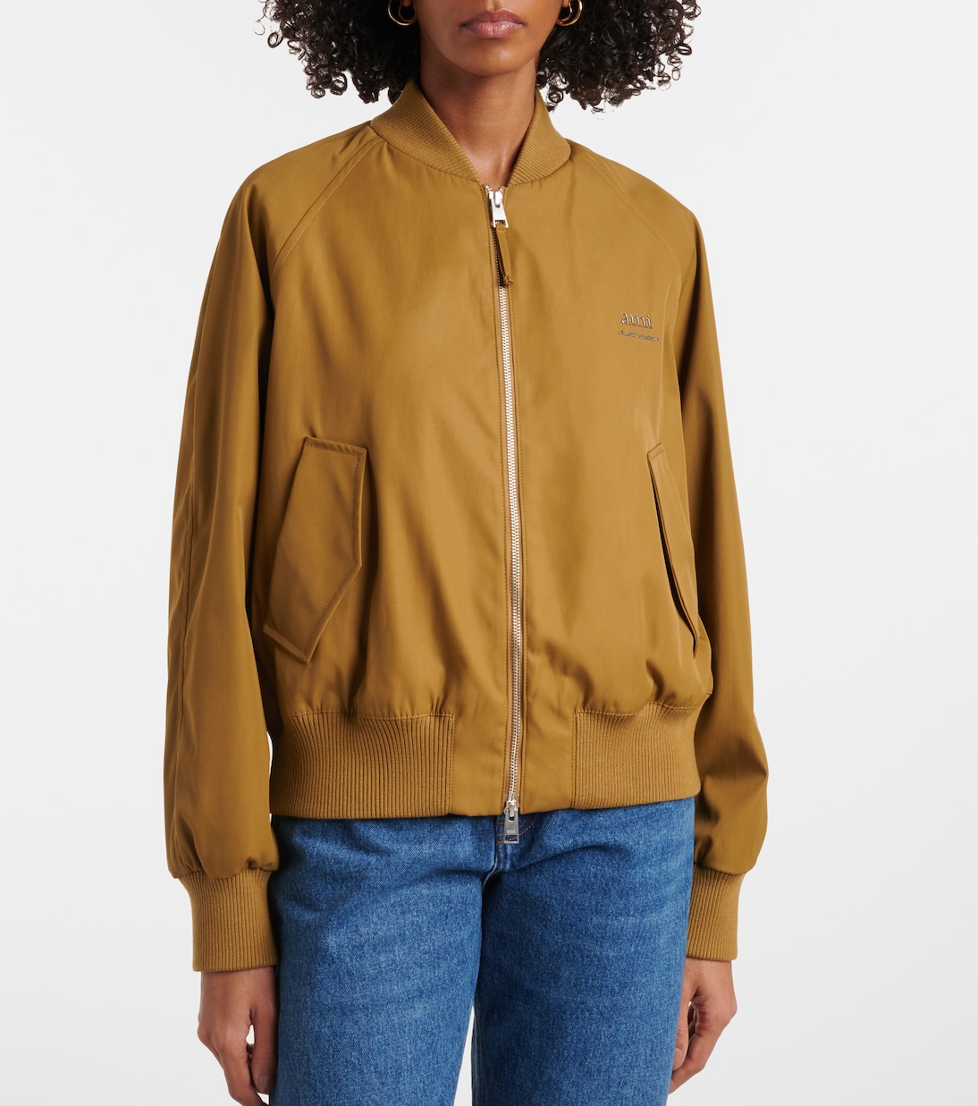 Bomber in twill tecnico | Ami Paris