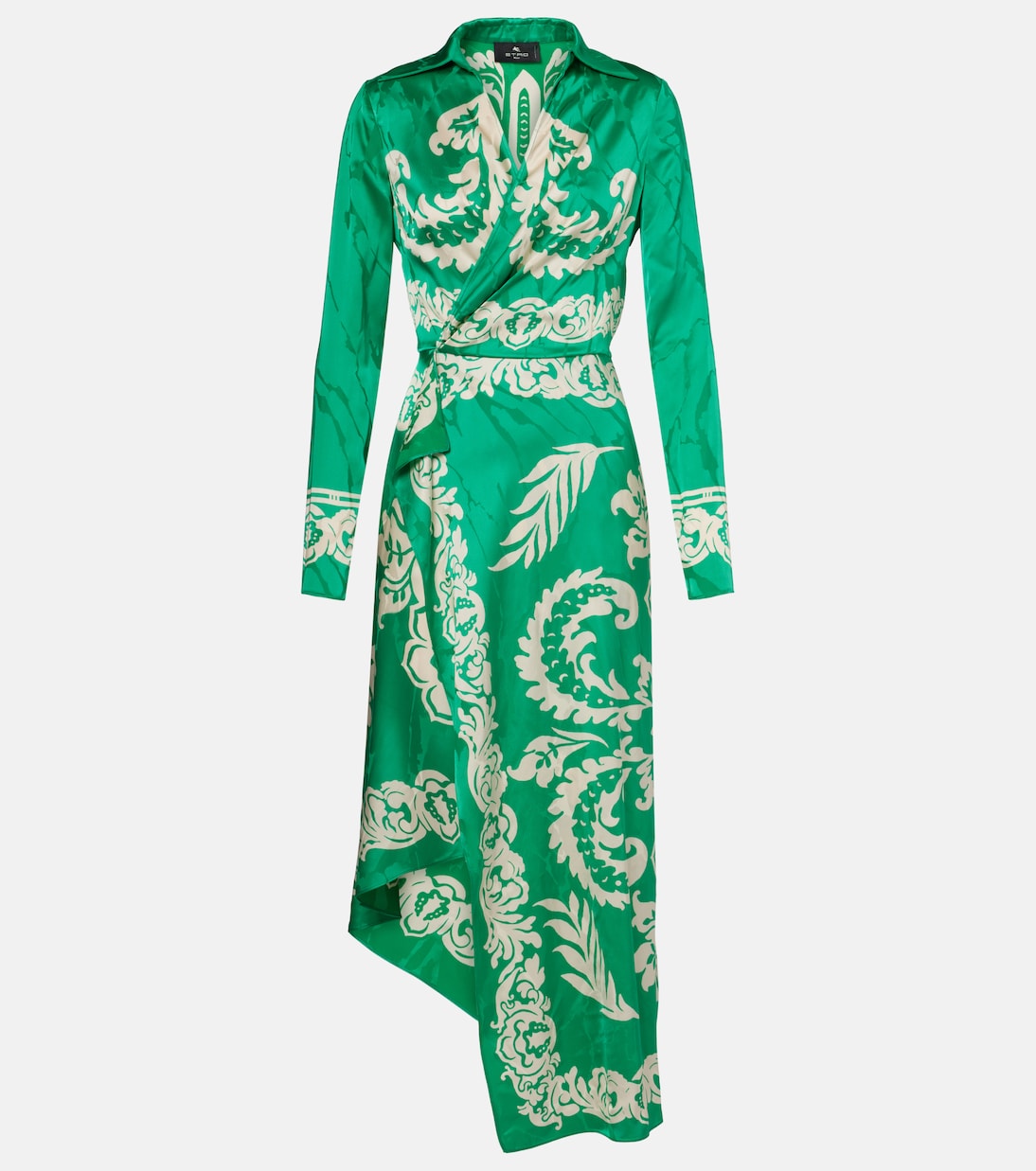 Bedrucktes Wickelkleid aus Satin | Etro