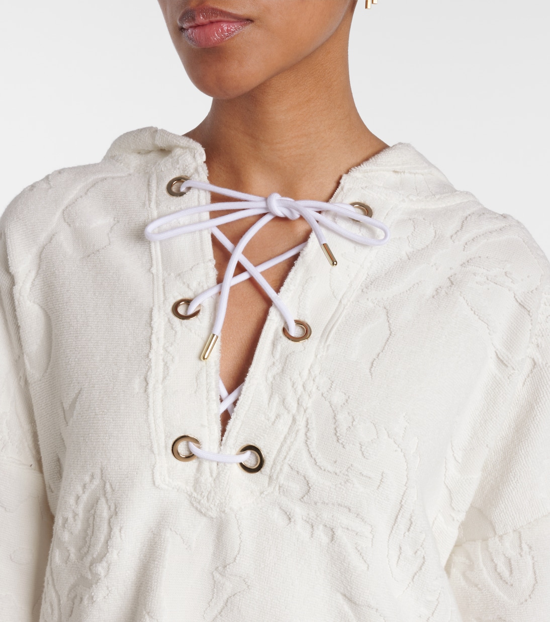 Sudadera Cosy Toweling en jacquard de algodón | Dorothee Schumacher