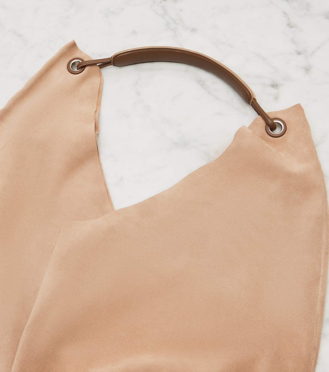 Bindle Three suede shoulder bag | The Row