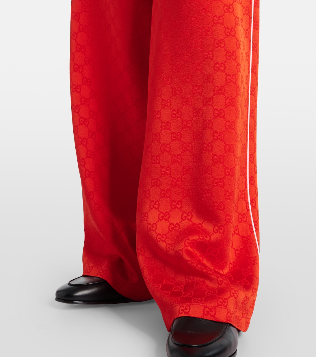 GG satin wide-leg pants | Gucci