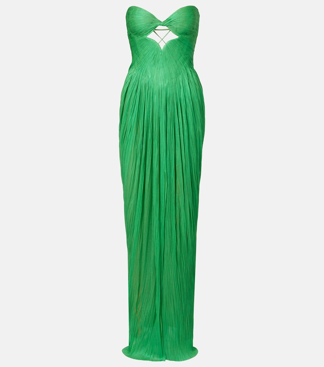 Stephanie cutout silk tulle corset gown | Maria Lucia Hohan