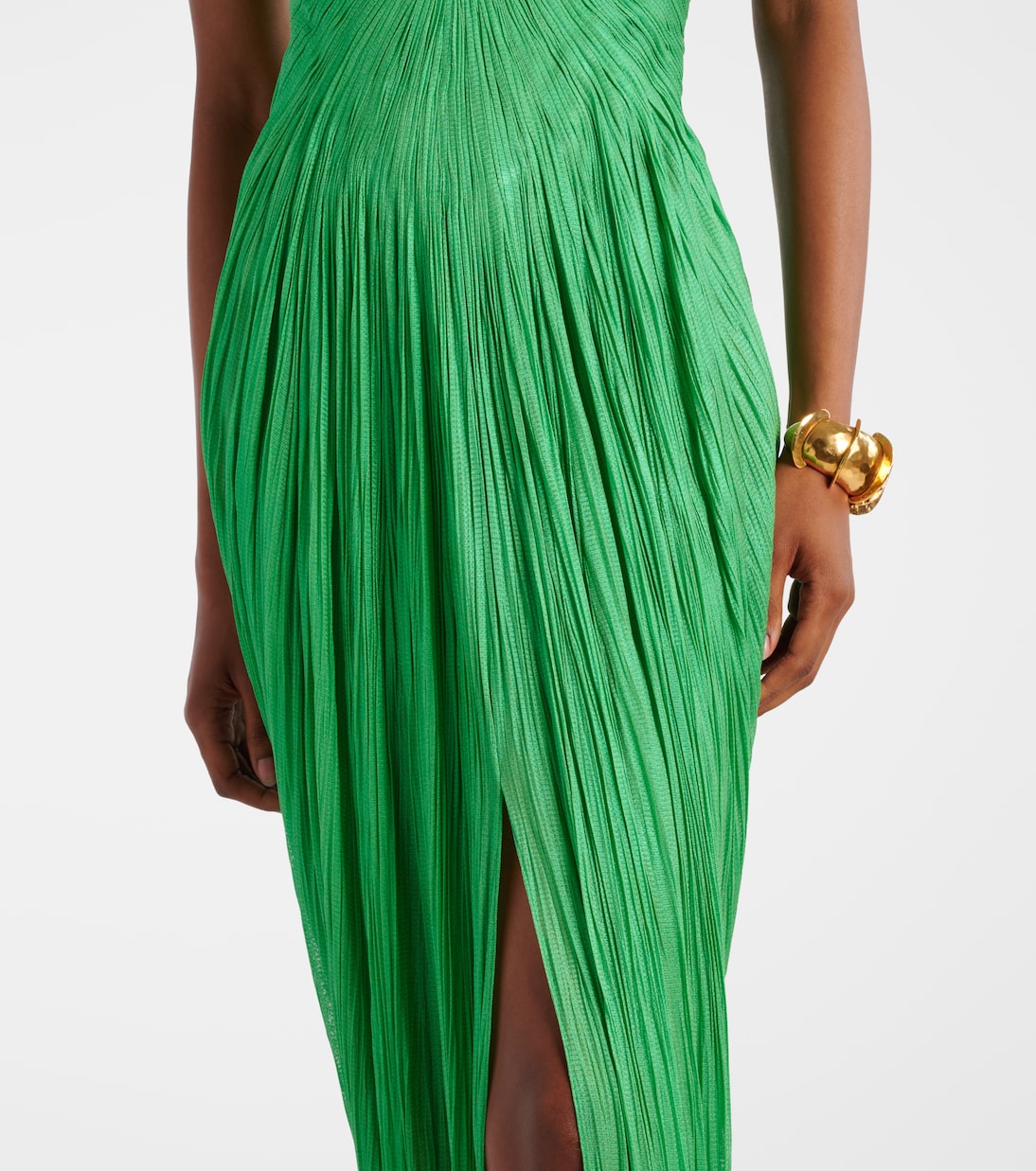 Stephanie cutout silk tulle corset gown | Maria Lucia Hohan