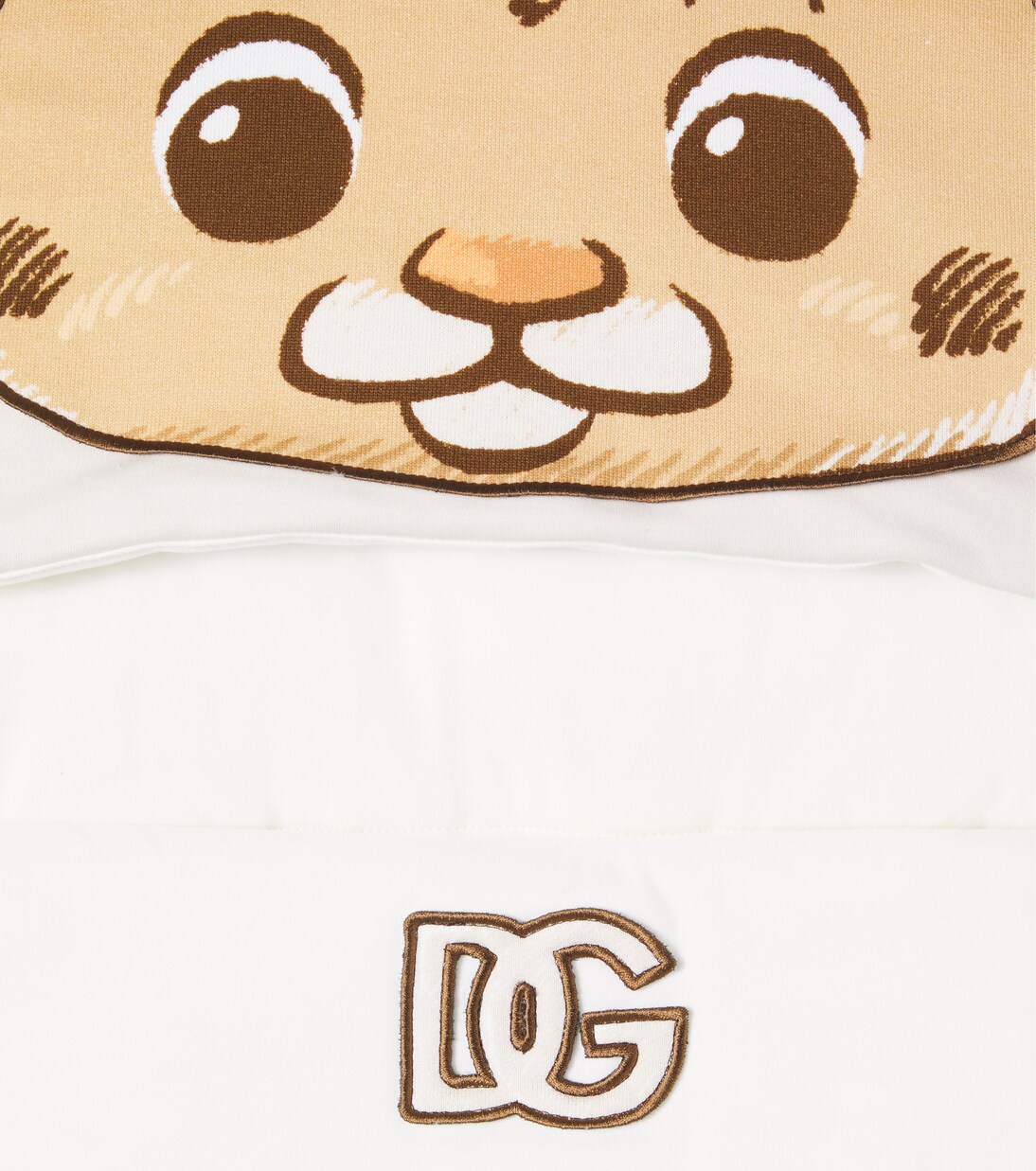 Baby DG printed cotton sleeping bag | Dolce&Gabbana Kids