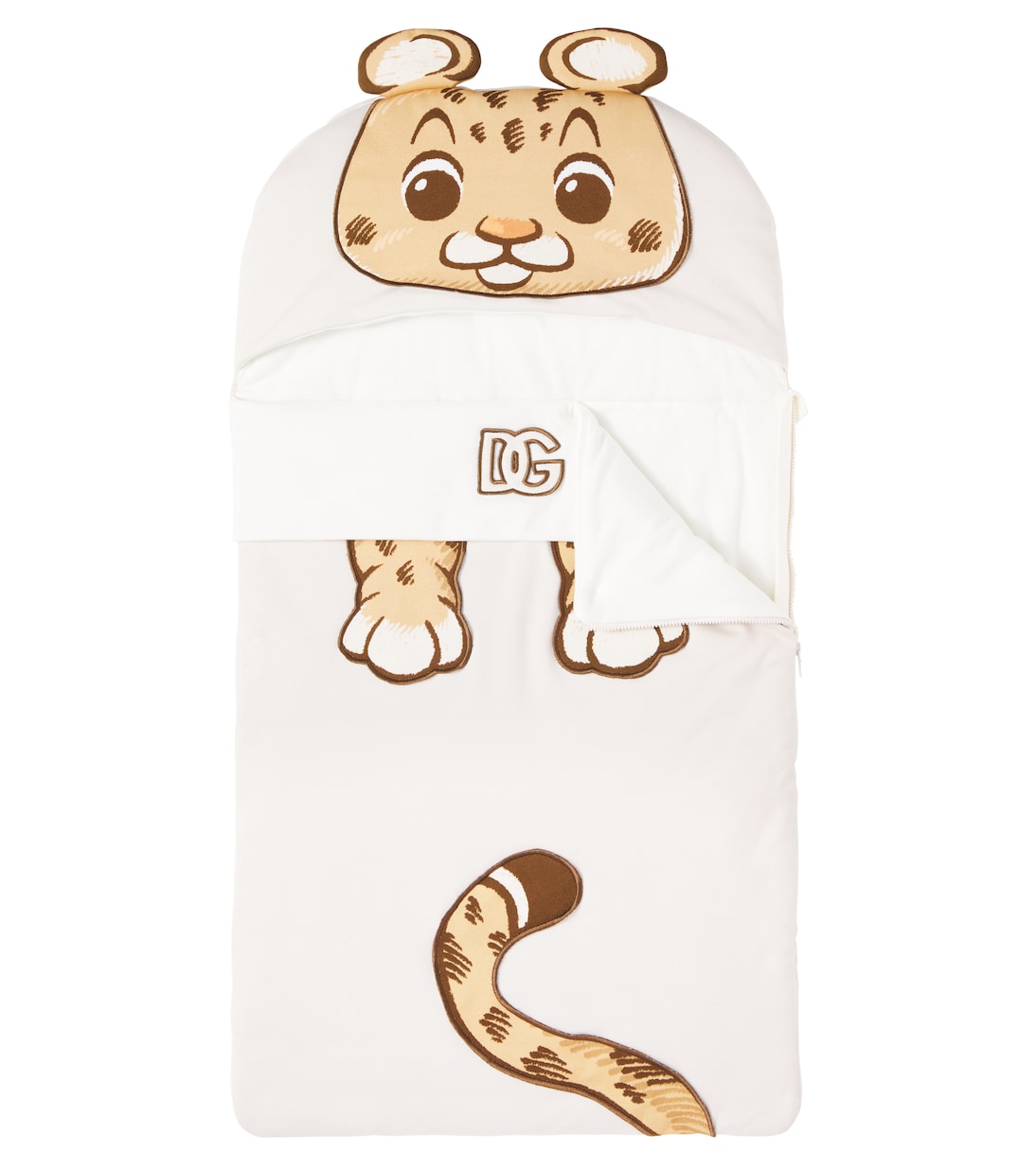 Baby DG printed cotton sleeping bag | Dolce&Gabbana Kids