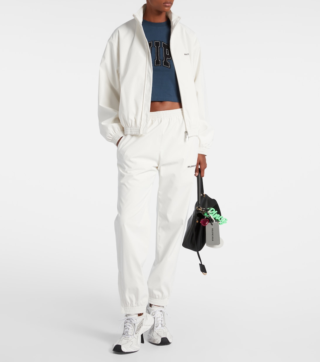 Pantalon de survêtement droit à logo | Balenciaga