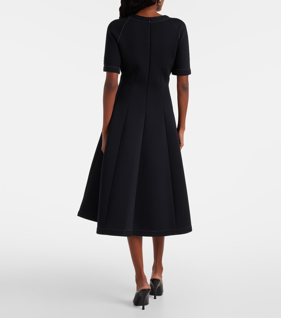 Cotton-blend jersey midi dress | Marni