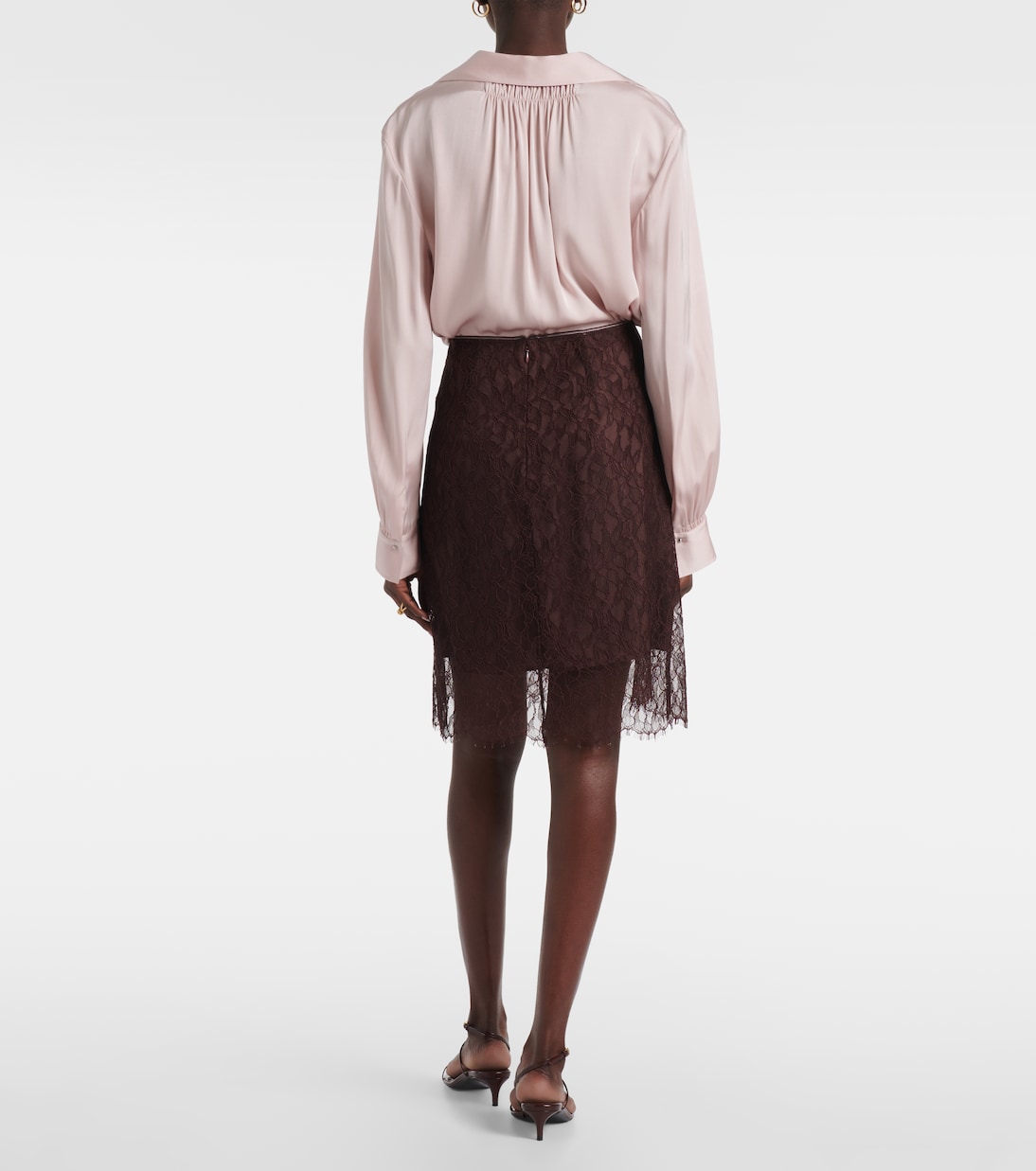 Lace midi skirt | Vince